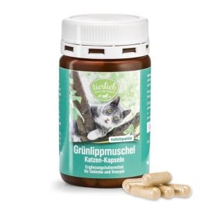 動物好朋友｜德國百年藥草之家【貓用｜骨骼關節】天然綠唇貽貝膠囊 貓小綠 關節軟骨保健